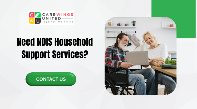 Couple reviewing information together at home, highlighting reliable NDIS household support services for daily living and home assistance.