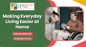 Quality NDIS Domestic Support Services helping a person at home with daily tasks, personal care, and support for independent living.